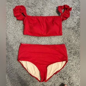 Albion fit red bikini